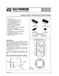 Datasheet M54HC09F1R manufacturer STMicroelectronics