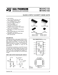 Datasheet M54HC132F1R manufacturer STMicroelectronics