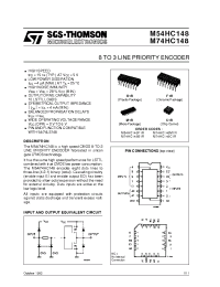 Datasheet M54HC148 manufacturer STMicroelectronics