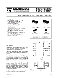 Datasheet M54HC190 manufacturer STMicroelectronics