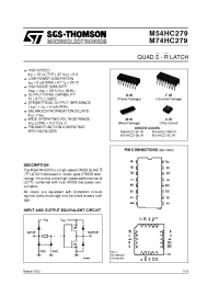 Datasheet M54HC279 manufacturer STMicroelectronics