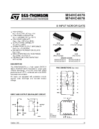 Datasheet M54HC4078 manufacturer STMicroelectronics