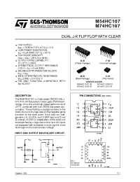 Datasheet M74HC107B1R manufacturer STMicroelectronics