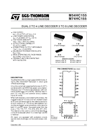 Datasheet M74HC155B1R manufacturer STMicroelectronics