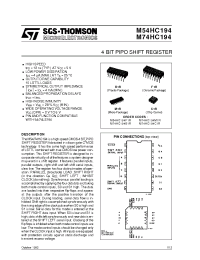 Datasheet M74HC194M1R manufacturer STMicroelectronics