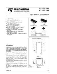 Datasheet M74HC280 manufacturer STMicroelectronics