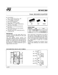 Datasheet M74HC390RM13TR manufacturer STMicroelectronics