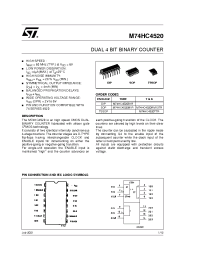 Datasheet M74HC4520B1R manufacturer STMicroelectronics
