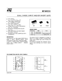 Datasheet M74HC51 manufacturer STMicroelectronics