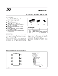 Datasheet M74HC597RM13TR manufacturer STMicroelectronics