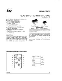 Datasheet M74HCT132B1R manufacturer STMicroelectronics
