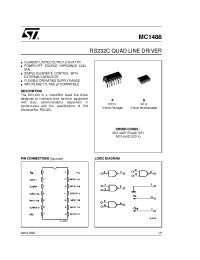 Datasheet MC1488 manufacturer STMicroelectronics