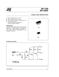 Datasheet MC1489A manufacturer STMicroelectronics