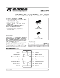 Datasheet MC33079 manufacturer STMicroelectronics