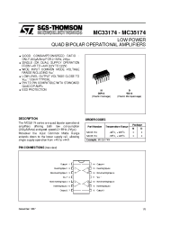 Datasheet MC33174D manufacturer STMicroelectronics