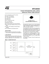 Datasheet MTC20454-TQ-I manufacturer STMicroelectronics