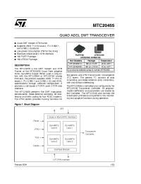 Datasheet MTC20455MB-I manufacturer STMicroelectronics