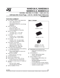 Datasheet NAND1282R4A manufacturer STMicroelectronics