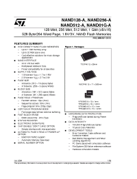 Datasheet NAND512R3AN1 manufacturer STMicroelectronics