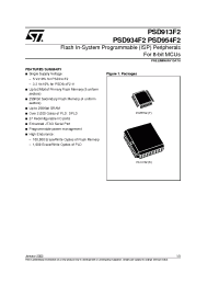 Datasheet PSD913F1-20M manufacturer STMicroelectronics