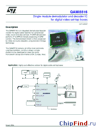 Datasheet QAMI5516 manufacturer STMicroelectronics