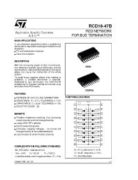 Datasheet RCD16-47B6RL manufacturer STMicroelectronics