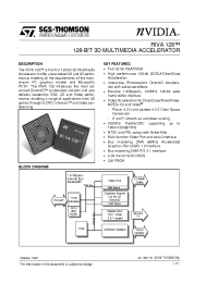 Datasheet RIVA128 manufacturer STMicroelectronics