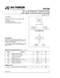 Datasheet SD1390 manufacturer STMicroelectronics