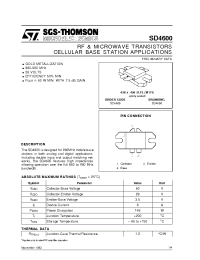 Datasheet SD4600 manufacturer STMicroelectronics