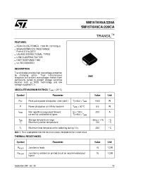 Datasheet SM15T6V8CA manufacturer STMicroelectronics