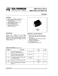 Datasheet SM4T10 manufacturer STMicroelectronics