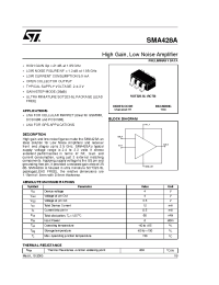 Datasheet SMA428A manufacturer STMicroelectronics