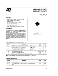 Datasheet SMBJ13CA-TR manufacturer STMicroelectronics