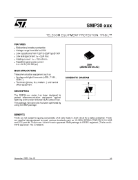 Datasheet SMP30 manufacturer STMicroelectronics