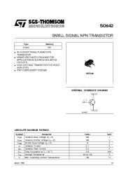 Datasheet SO642 manufacturer STMicroelectronics