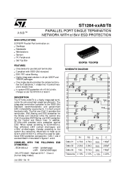 Datasheet ST1284-xxT8 manufacturer STMicroelectronics