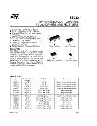 Datasheet ST232BT manufacturer STMicroelectronics
