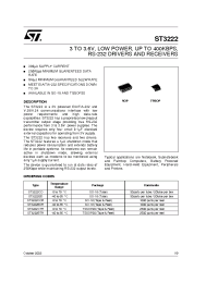 Datasheet ST3222BTR manufacturer STMicroelectronics