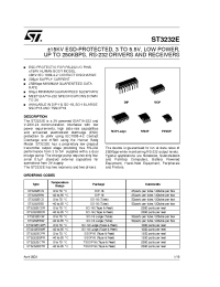 Datasheet ST3232E manufacturer STMicroelectronics