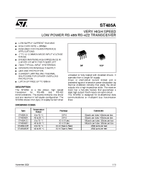 Datasheet ST485ACDR manufacturer STMicroelectronics