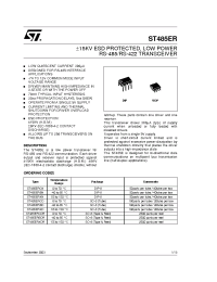 Datasheet ST485ER manufacturer STMicroelectronics