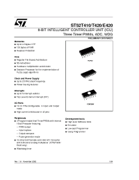 Datasheet ST52E410G0B6 manufacturer STMicroelectronics