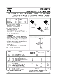 Datasheet STB30NF10 manufacturer STMicroelectronics