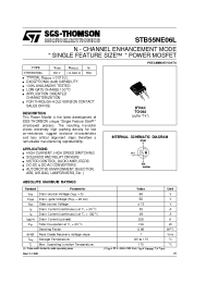 Datasheet STB55NE06L manufacturer STMicroelectronics
