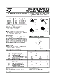 Datasheet STB80NF12 manufacturer STMicroelectronics