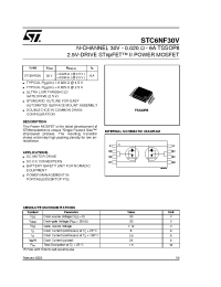 Datasheet STC6NF30V manufacturer STMicroelectronics