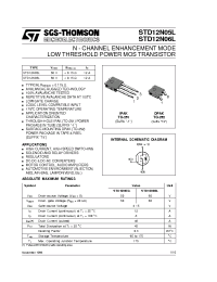 Datasheet STD12N06L manufacturer STMicroelectronics