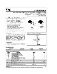 Datasheet STD150NH02L-1 manufacturer STMicroelectronics