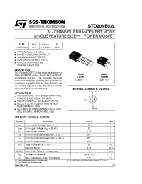 Datasheet STD20NE03L manufacturer STMicroelectronics