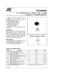 Datasheet STD30NE06L manufacturer STMicroelectronics